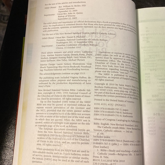 The Catholic Youth Bible (Catholic Edition) NRSV Catholic Edition - Picture 6 of 12
